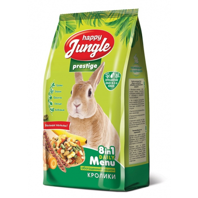 Happy Jungle Prestige Корм для кроликов Кот и Пес, онлайн зоомагазин и ветаптека
