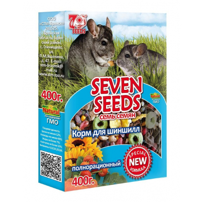 Seven Seeds Special Корм для шиншилл полнорационный Кот и Пес, онлайн зоомагазин и ветаптека
