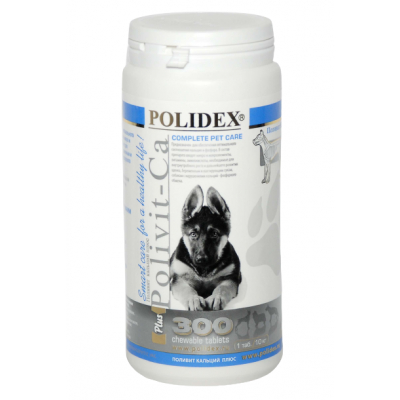 Polidex Polivit-ca Витамины для собак с кальцием Кот и Пес, онлайн зоомагазин и ветаптека