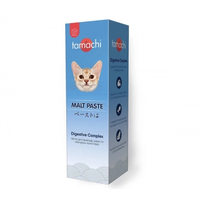 Tamachi Мальт-паста для вывода шерсти Кот и Пес, онлайн зоомагазин и ветаптека