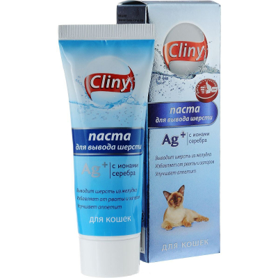 Cliny Паста для кошек для вывода шерсти Кот и Пес, онлайн зоомагазин и ветаптека