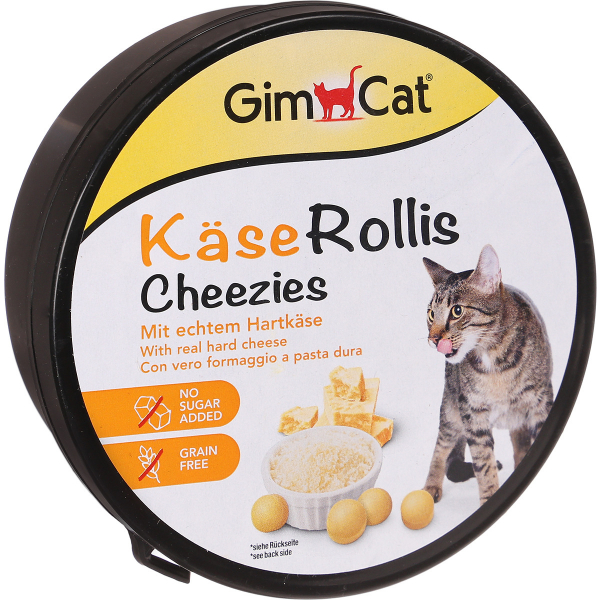 ДжимКет Мультивитаминные лакомства "Сырные ролики" для кошек Кот и Пес, онлайн зоомагазин и ветаптека