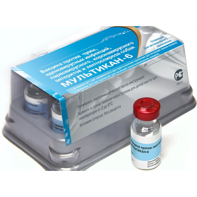 Мультикан-6 Вакцина для собак Кот и Пес, онлайн зоомагазин и ветаптека