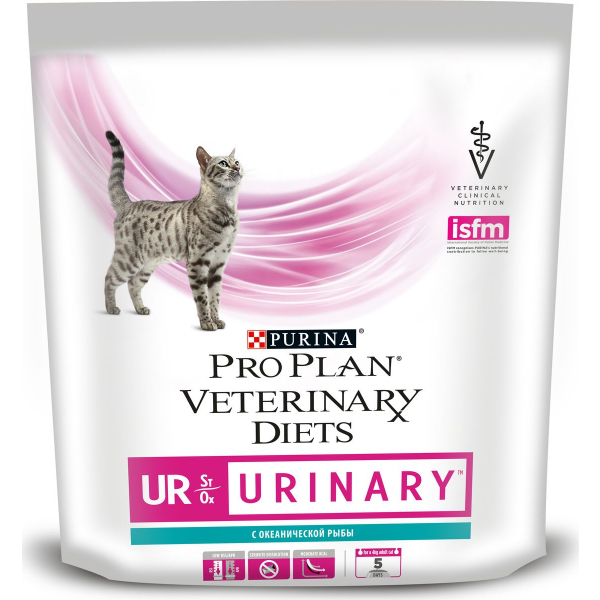 Purina UR Urinary Лечебный корм для кошек с рыбой Кот и Пес, онлайн зоомагазин и ветаптека