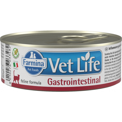 Farmina Vet Life Gastrointestinal Лечебный корм для кошек при проблемах с ЖКТ Кот и Пес, онлайн зоомагазин и ветаптека