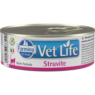 Farmina Vet Life Struvite Лечебный корм для кошек при мочекаменной болезни Кот и Пес, онлайн зоомагазин и ветаптека