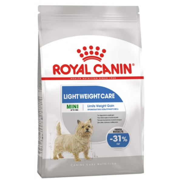 Royal Canin Mini Light Weight Care Корм для собак мелких пород склонных к полноте Кот и Пес, онлайн зоомагазин и ветаптека