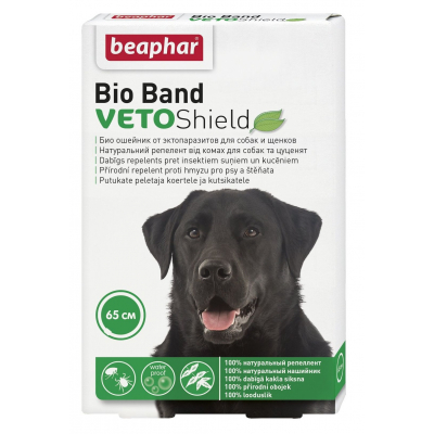 Beaphar Bio Band Ошейник от клещей и блох  для собак  "Натуральный" Кот и Пес, онлайн зоомагазин и ветаптека