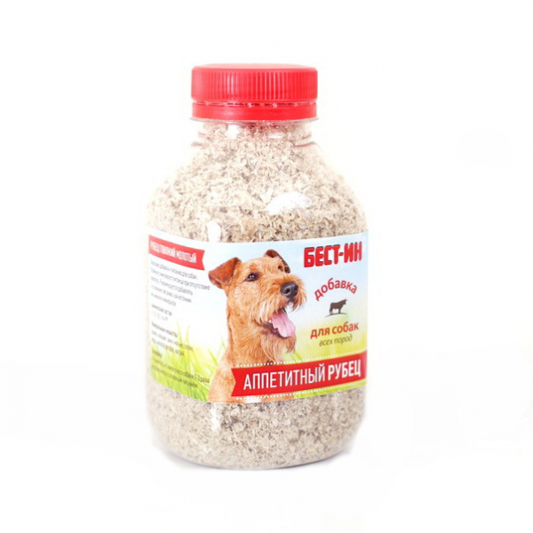 Бест-Ин Лакомство для собак Рубец аппетитный молотый Кот и Пес, онлайн зоомагазин и ветаптека