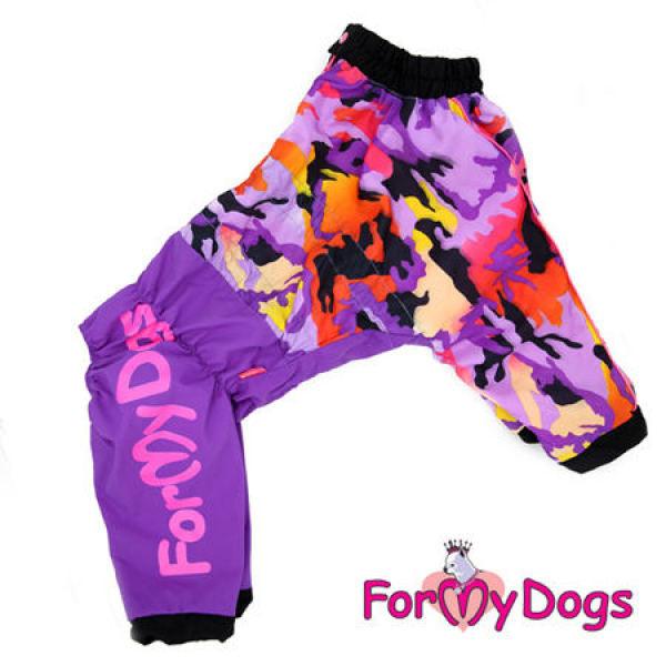 For My Dogs Дождевик для собак фиолетовый для девочек Кот и Пес, онлайн зоомагазин и ветаптека