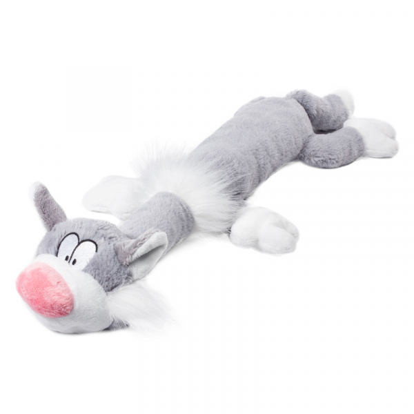 GiGwi Игрушка для собак Кот с пищалкой Кот и Пес, онлайн зоомагазин и ветаптека